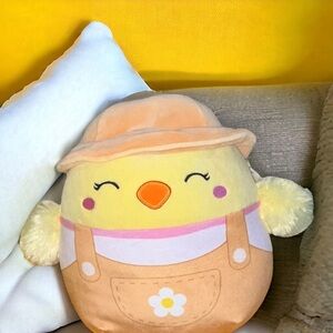 12" Aimee The Chick with Overalls & Hat 2022 Easter Squishmallow